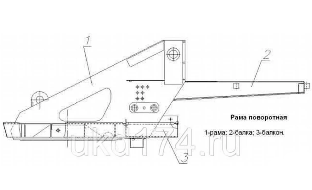 Рама КС-55713-1К.50.000 поворотная