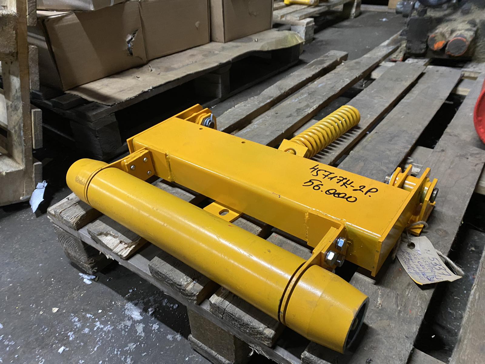 Установка ролика прижимного КС-45717К-2Р.56.000
