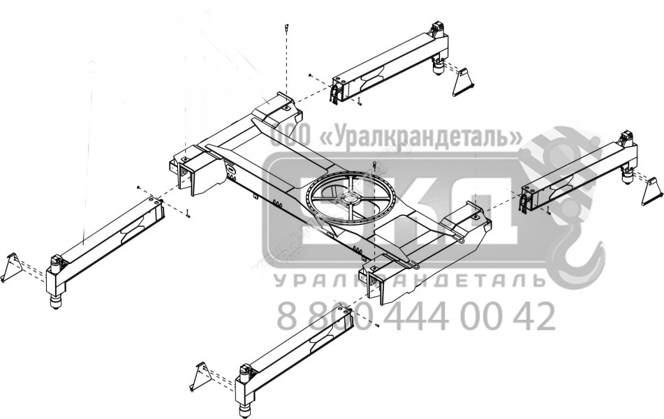 Рама опорная КС-45717К.30.100-01